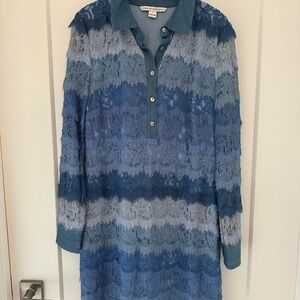 Diane Von Furstenberg Denim Blue Dress
